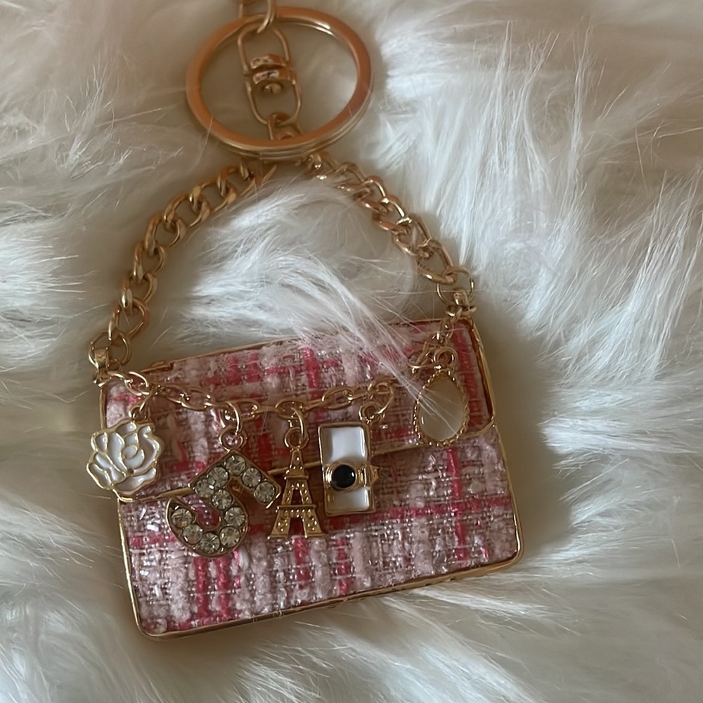 Mini handbags keychain
